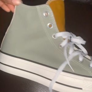 High top platform converse